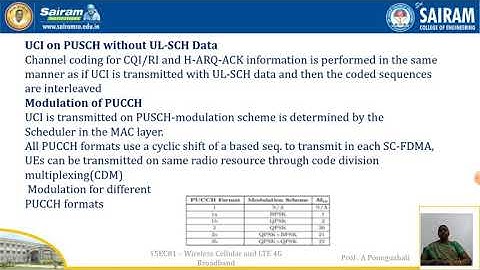 Lecture video_15EC81_Module4_Modulation of PUCCH_A Poonguzhali