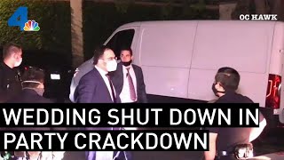Wedding Shut Down as City Cracks Down on Large Parties During Pandemic | NBCLA