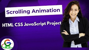 HTML CSS JavaScript Project || Scroll Animation || Guri Web Developer || Practice Project 2024