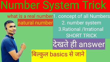 Number System | Natural Numbers/Whole Numbers/Integers/Composite numbers/Prime Numbers/Odd/Even num.