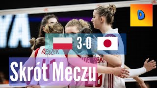 Siatkówka Kobiet Polska vs Japonia 3-0 Liga Narodów Skrót Meczu 2024