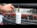 How To Refill AC Refrigerant In A Car (R134a)- FULL Tutorial