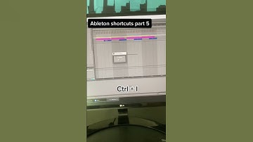 Ableton Shortcuts: Insert Time