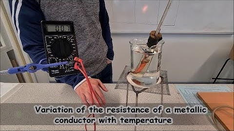 Variation of Resistance of a Metallic Conductor with Temperature