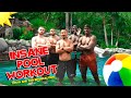 Jrue Holiday Insane Pool Workout & Trivia with NBA Friends