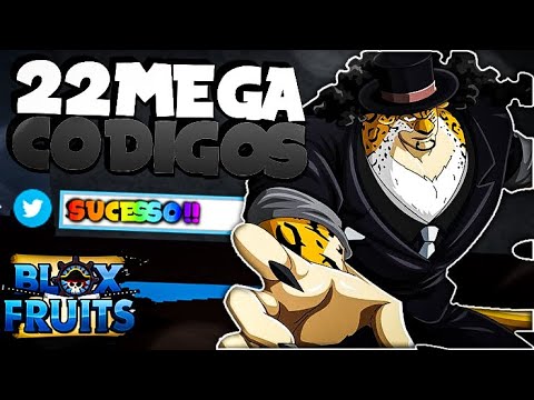 SAIU!! 22 MEGA CÓDIGOS *FUNCIONANDO* NO BLOX FRUITS (NOVO UPDATE 17.3  DEZEMBRO 2022) - Roblox 