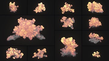 VFX Fire Elements Preview UE 1