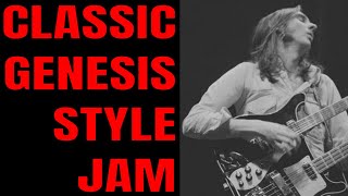 Genesis Style Jam Track | Guitar Backing Track (E Minor) chords