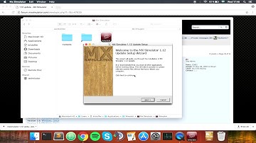 Mx Simulator - Install an update on Mac (2020)
