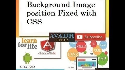 background fixed attachment position fixed | background fixed text scroll | background css
