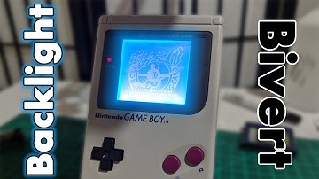 How (not?) to Backlight and Bivert an Original Gameboy (DMG-01)!