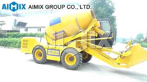 Working Video of AIMIX Self Loading Concrete Mixer