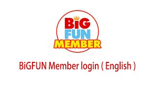 BiG FUN Member login ( English ) screenshot 2