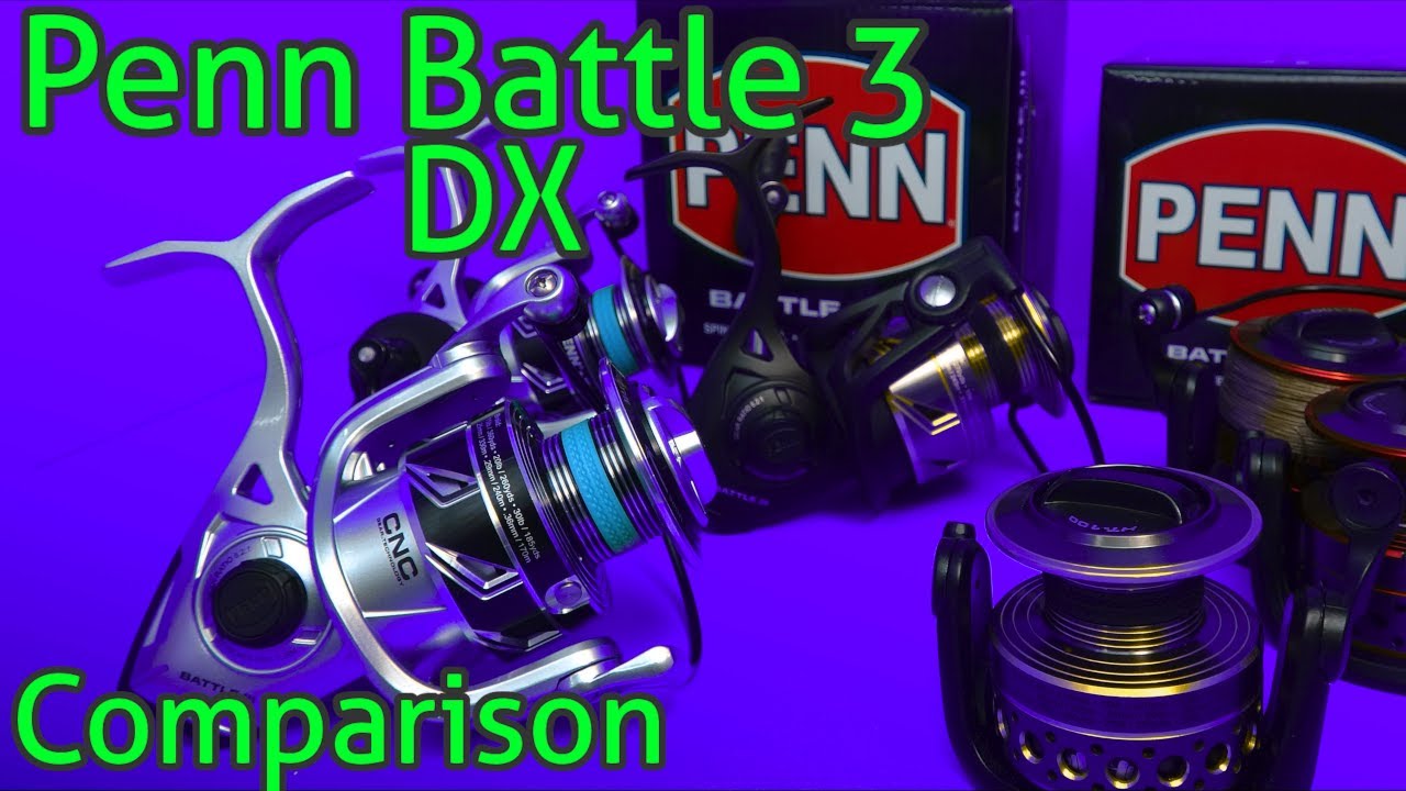 The NEW PENN Battle 3 DX is SWEET! How does it compare to the Battle 2, 3,  and Penn Spinfisher VI. 