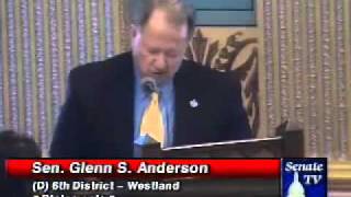 Senator Glenn S. Anderson Speaks to the Need to Extend Unemployment Benefits