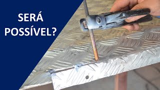 Welding ALUMINUM with GRAPHITE Electrode