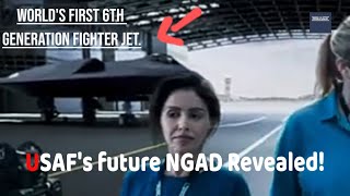 American 6th Generation fighter jet revealed. First Images of USAF''s NGAD.