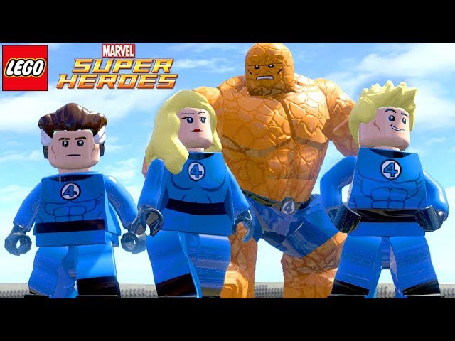 Lego Marvel Super Heroes 44 Jogando Com O Quarteto Fantastico No - roblox super heroes vs zombies marvel avengers toysbr youtube