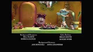 Chowder puppet credits (but w/ shocking sound effects)