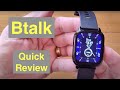 ZEBLAZE Btalk Apple Watch Shaped Bluetooth Calling 1.86” IP68 BT5 Fitness Smartwatch: Quick Overview
