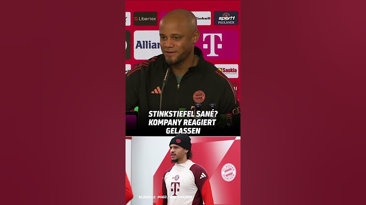 Bayern-Trainer Vincent Kompany reagiert gelassen. 😅