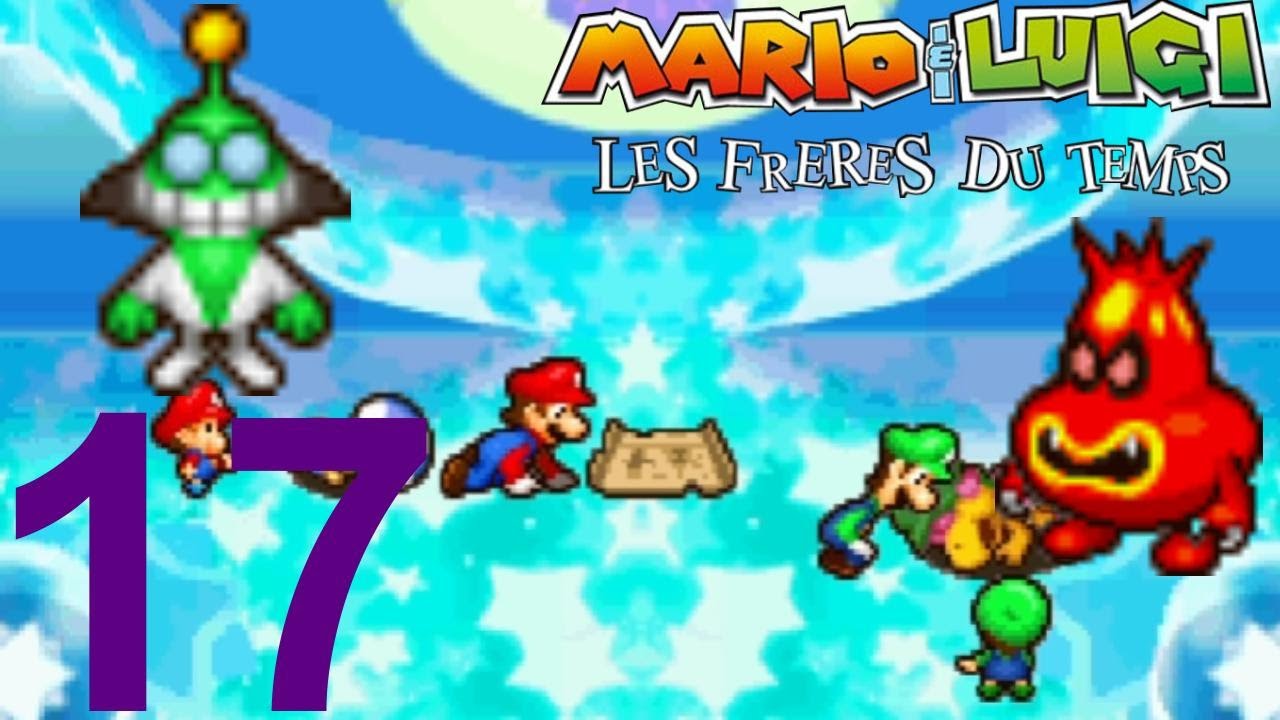 je frotte le dessin de Toadbert mario et luigi les frères du temps ...