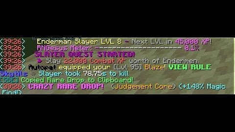 Judgement Core Drop #1 (Hypixel Skyblock)