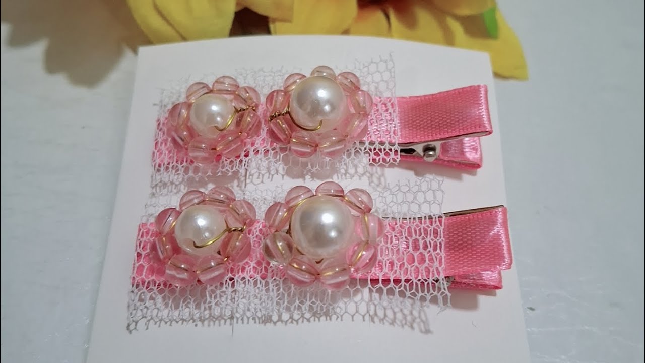 Hair clips #09 || Easy to make || Tutorial
