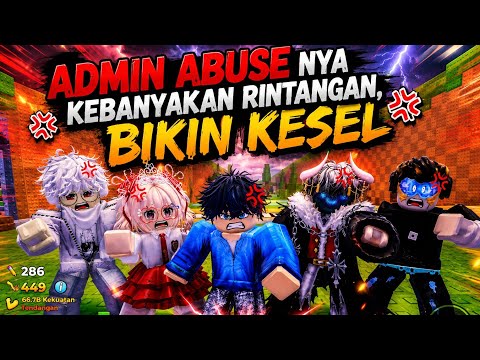 ME AND 4 YOUTUBERS ARE ANNOYED BECAUSE THIS ADMIN ABUSE HAS SO MANY OBSTACLES 😡 - KICK A LUCKY BLOCK