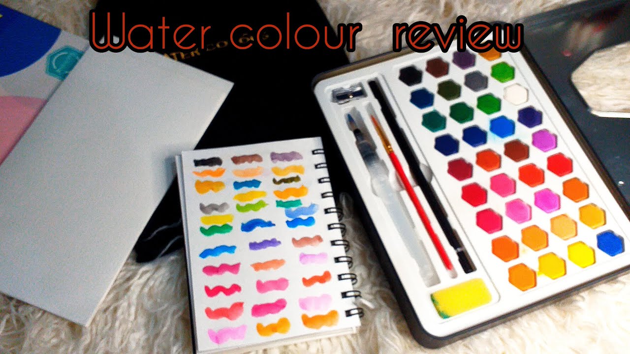 Very easy painting, Daraz shopping, unboxing 36 watercolor se