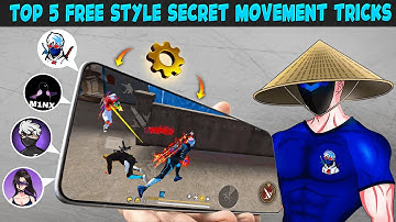 Top 5 Freestyle Secret Movement Tricks⚙️100X Faster Raistar Movement Revealed! Zig-Zag Movement 💀