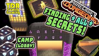 ALL CAMP (LOBBY) SECRETS in MINECRAFT DUNGEONS - Unlock Secret Cow Mission