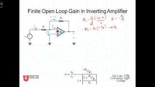 L2 7 1 Finite Open Loop Gain in Inverting Amplifier