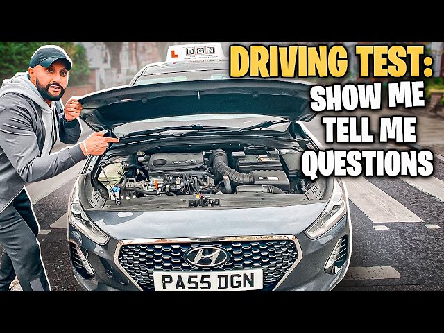 Show Me, Tell Me Questions. UK Driving Test class=
