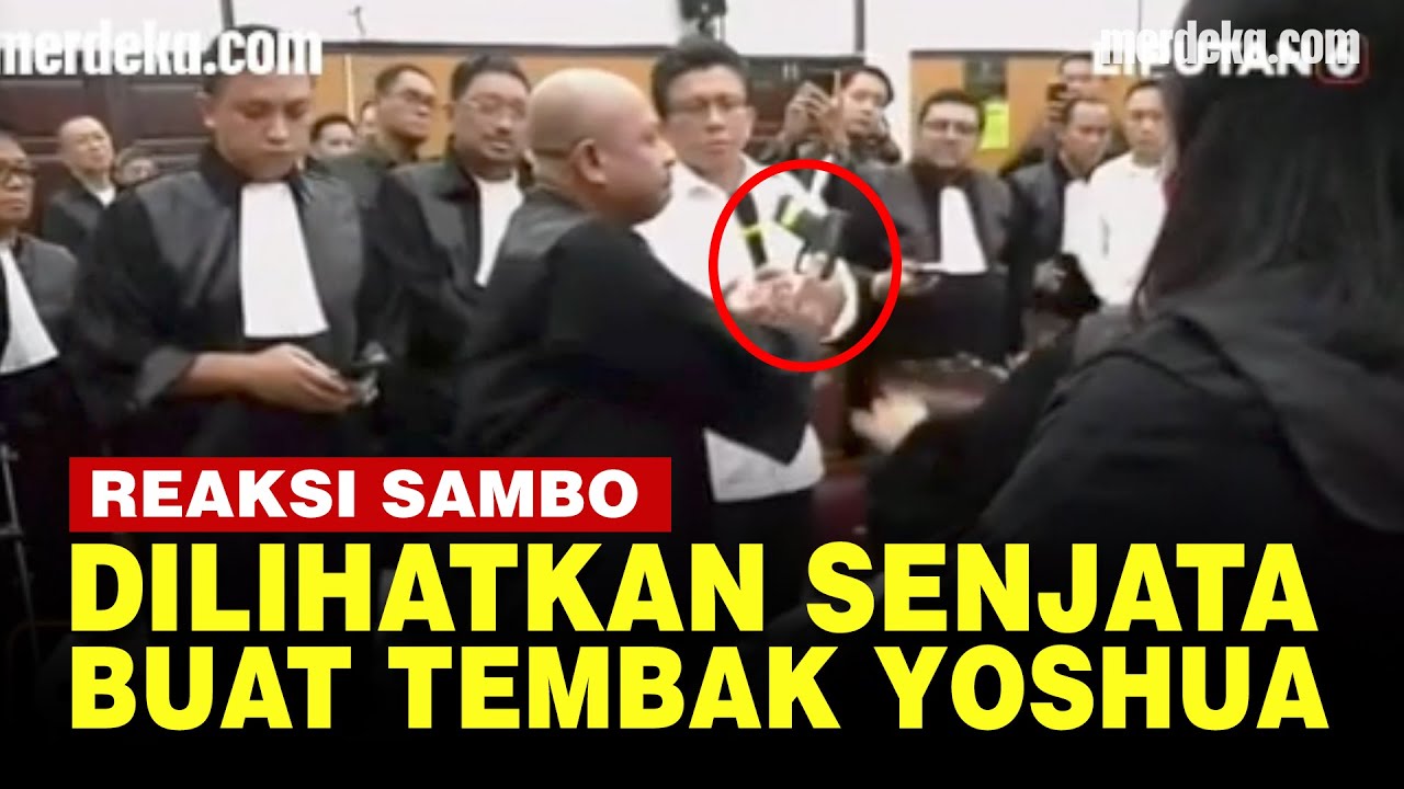 Saat Ferdy Sambo Hafal Semua Senjata Ditunjukkan Jaksa Terkait Pembunuhan Yoshua
