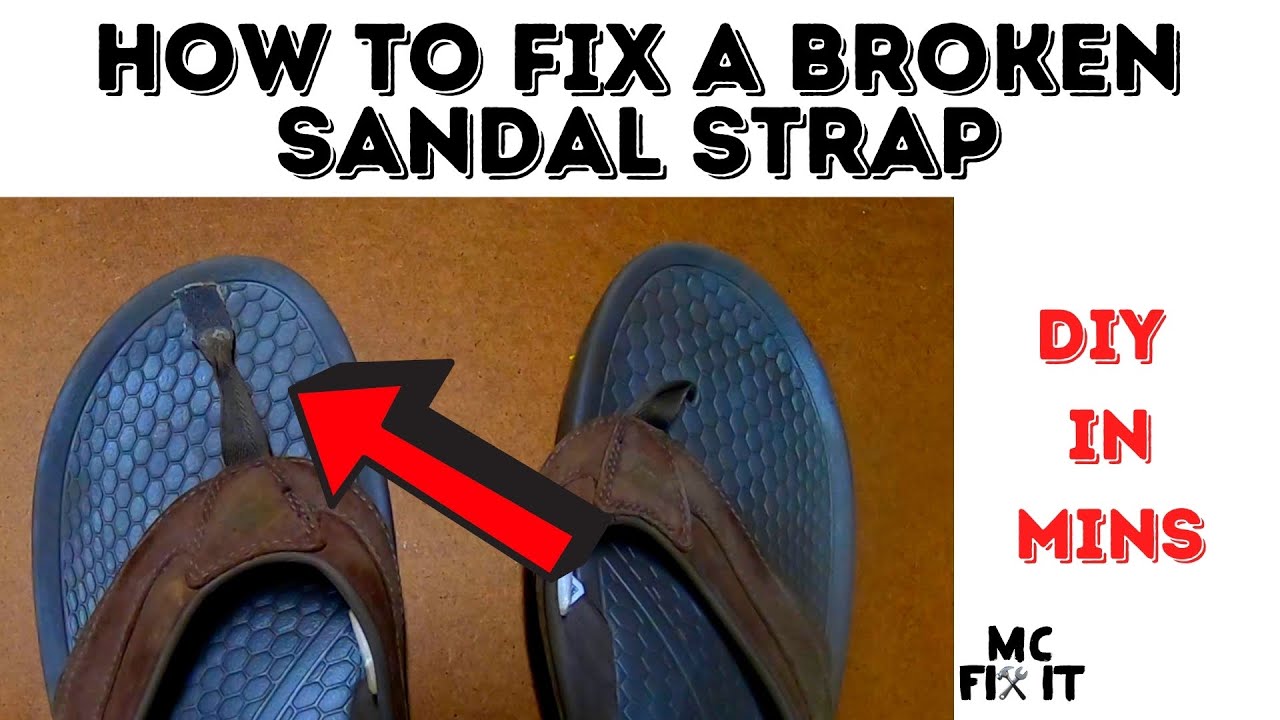 How To Repair CROCS Broken Toe Strap - Easy CROCS Repair 