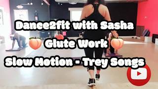 Slow motion - Dance2Fit with Sasha - Glute workout