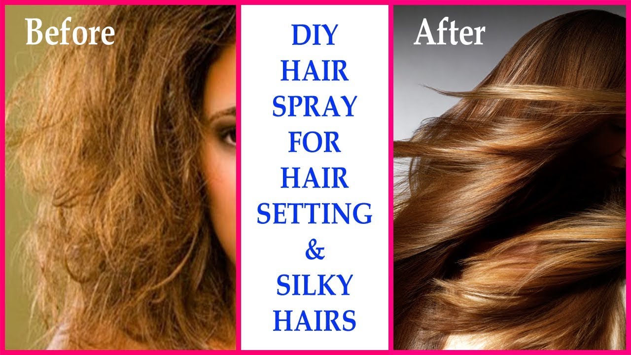 DIY Amazing Hair Spray for Smooth & Silky Hairs in Single Application ...