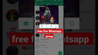 Free fire WhatsApp group #shorts #youtubeshorts #viral screenshot 5