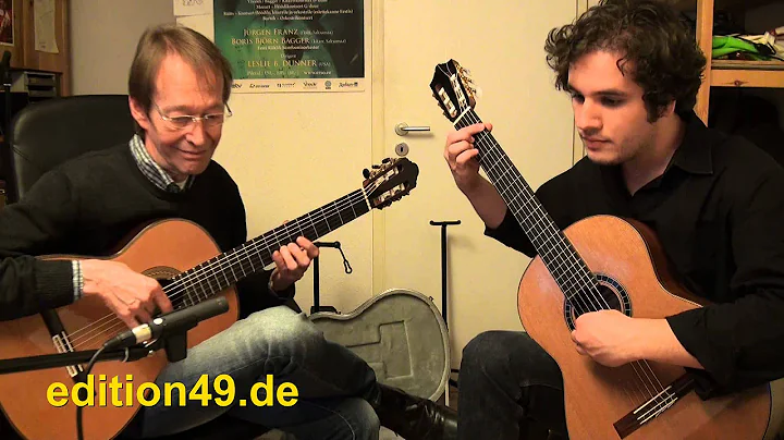 Erik Satie Gymnopedie 1 Boris Bagger Roman Hernitscheck 2 Gitarren two guitars