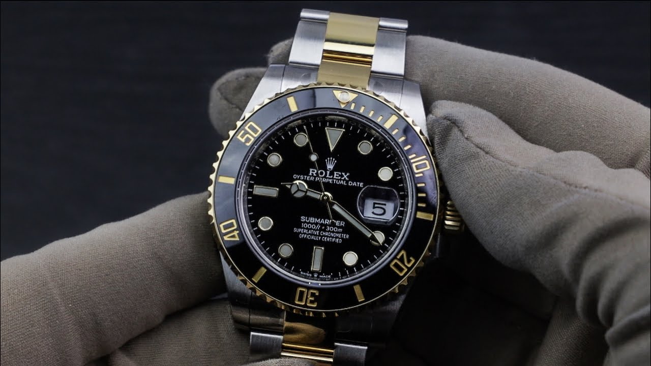 New Rolex Submariner blue dial two tone (bluesy) Ref. 126613LB unboxing and  review 