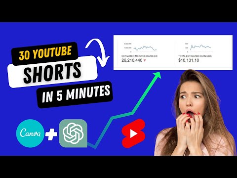 How I Made 30 YouTube Shorts in Just 5 MINUTES for a Faceless YouTube Channel