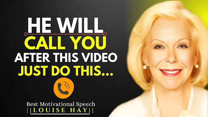 'SECRETS TO ATTRACTING A SPECIFIC PERSON INTO YOUR LIFE' LOUISE HAY MOTIVATIONAL SPEECH.#louisehay