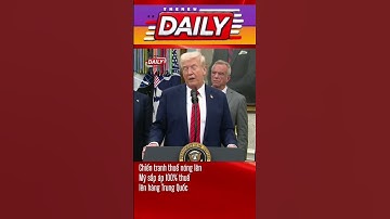 Trump áp thuế 100% lên hàng Trung Quốc: Đòn mới trong chiến tranh thương mại #shorts #Trump #MyTrung