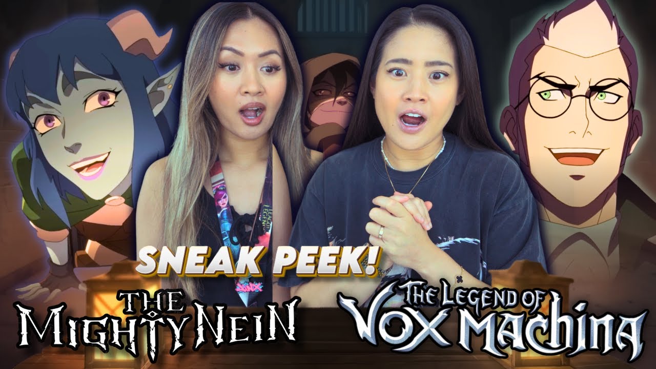 First Time Reacting to THE MIGHTY NEIN S1 Sneak Peek & VOX MACHINA S4 Trailer | Reaction & Review