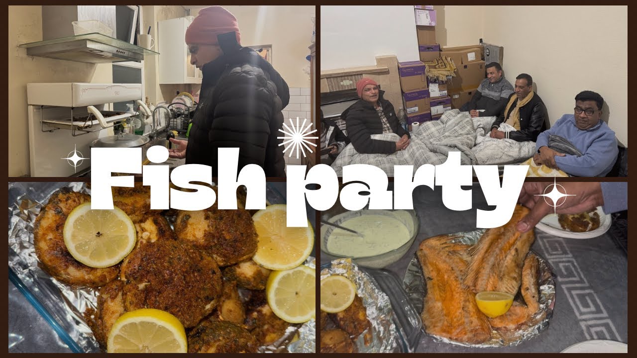 Asif Bhai Ke Ghar Fish Party 🍽️ | Umrah Ki Pyari Clips |Dost Ke Liye Dua