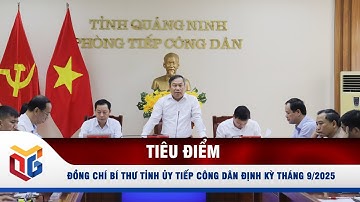 Đồng chí Bí thư Tỉnh ủy tiếp công dân định kỳ tháng 9/2025