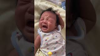 Baby pulling her own hair#cute#baby#banyfever#fyp#funnyvideo#babypictures