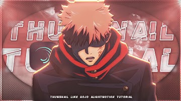 How to make thumbnail for your AMV on Alight motion (+ preset)