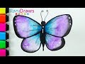 HOW TO DRAW A BUTTERFLY - CÓMO DIBUJAR UNA MARIPOSA